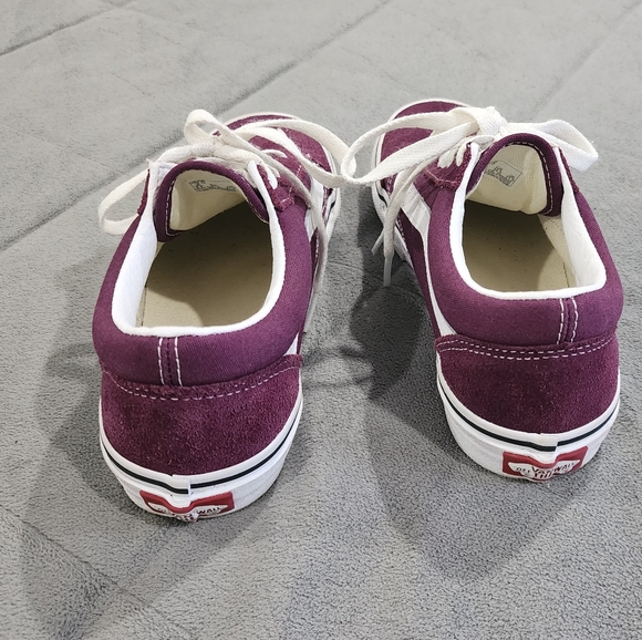 Vans Kids Shoes in Purple and White - Picture 3 of 6